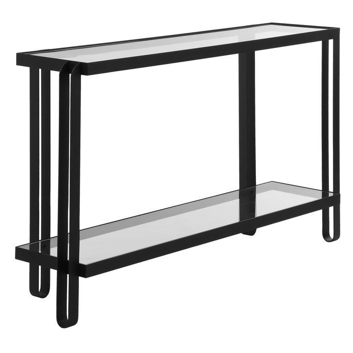 SHADOW BLACK IRON CONSOLE TABLE