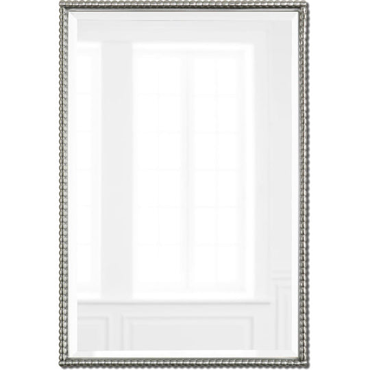 SHERISE BRUSHED NICKEL MIRROR