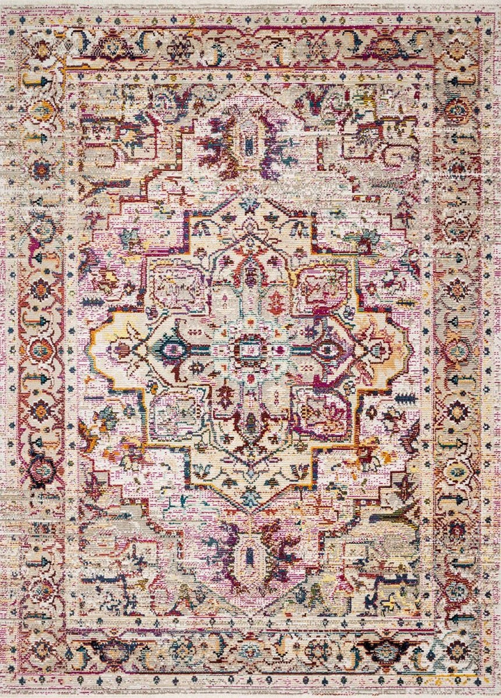 SILVIA 03 RUG: NATURAL MULTI