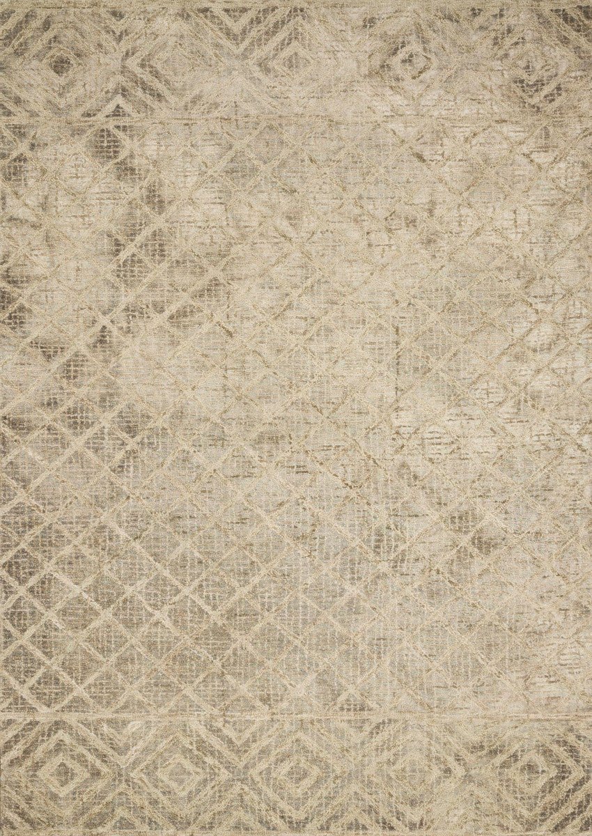 SLOANE HOOKED WOOL RUG: SAND