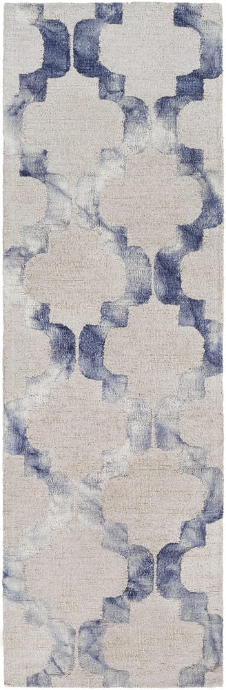 BÉLA WASHED PRINT RUG: INK