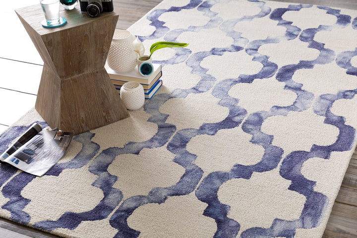 BÉLA WASHED PRINT RUG: INK