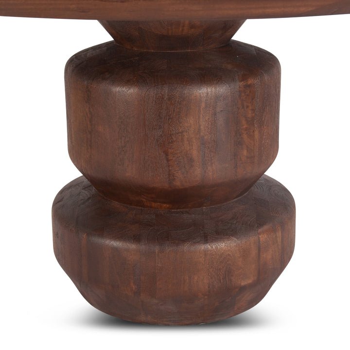 STELLAN 60"RD MANGO WOOD DINING