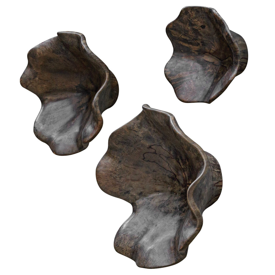 TAMARIND WALL BOWLS: MOCHA | SET OF 3