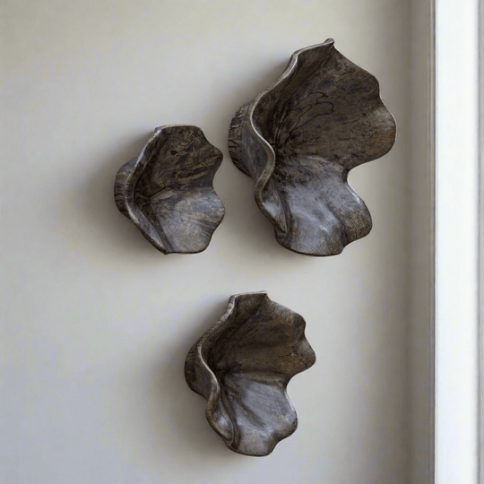 TAMARIND WALL BOWLS: MOCHA | SET OF 3