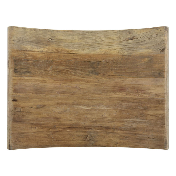 TEMPLE ELM WOOD STOOL