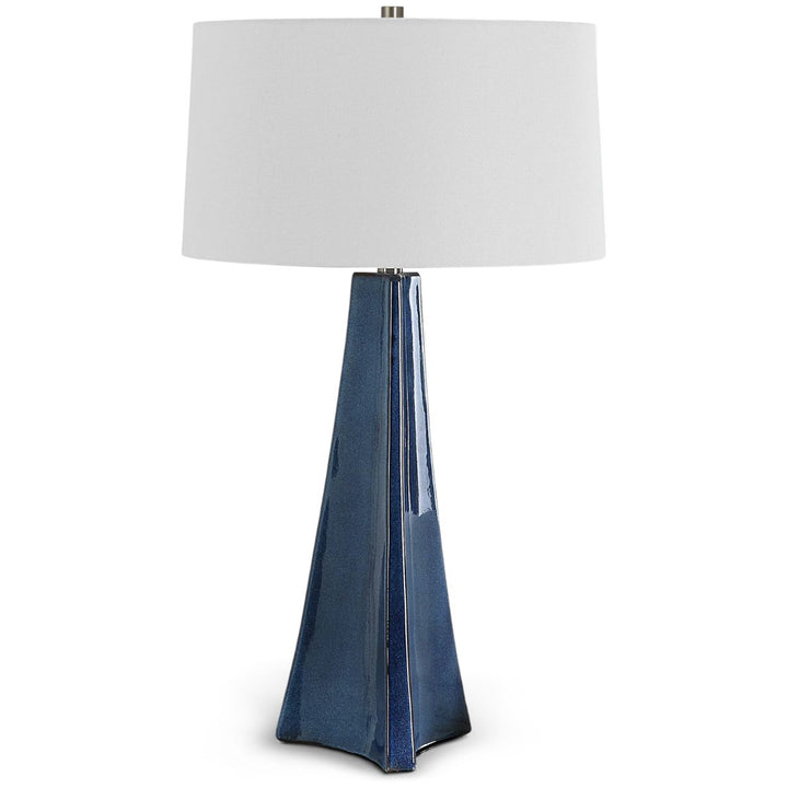 TERAMO BLUE CERAMIC LAMP