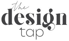 The Design Tap black logo featuring modern typography