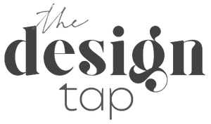 The Design Tap black logo featuring modern typography