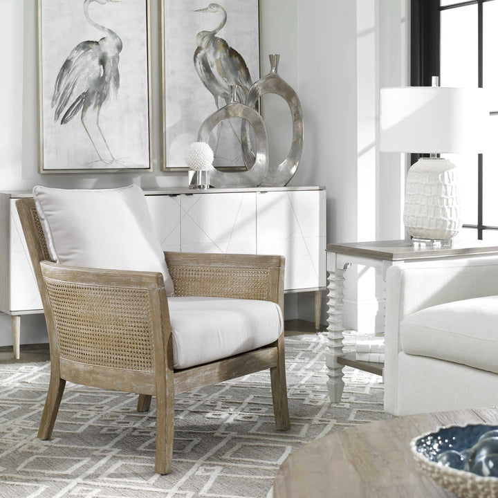 THE GROVE CANE CHAIR: NATURAL