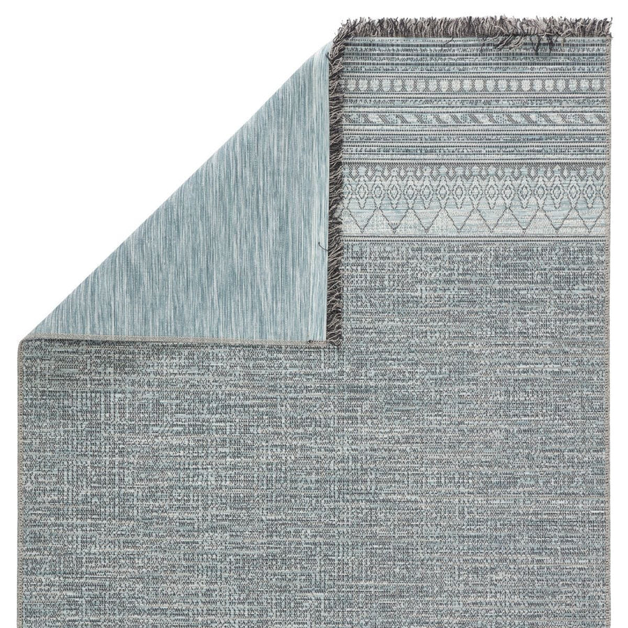 TIKAL RAVI INDOOR - OUTDOOR RUG: GREY, SKY