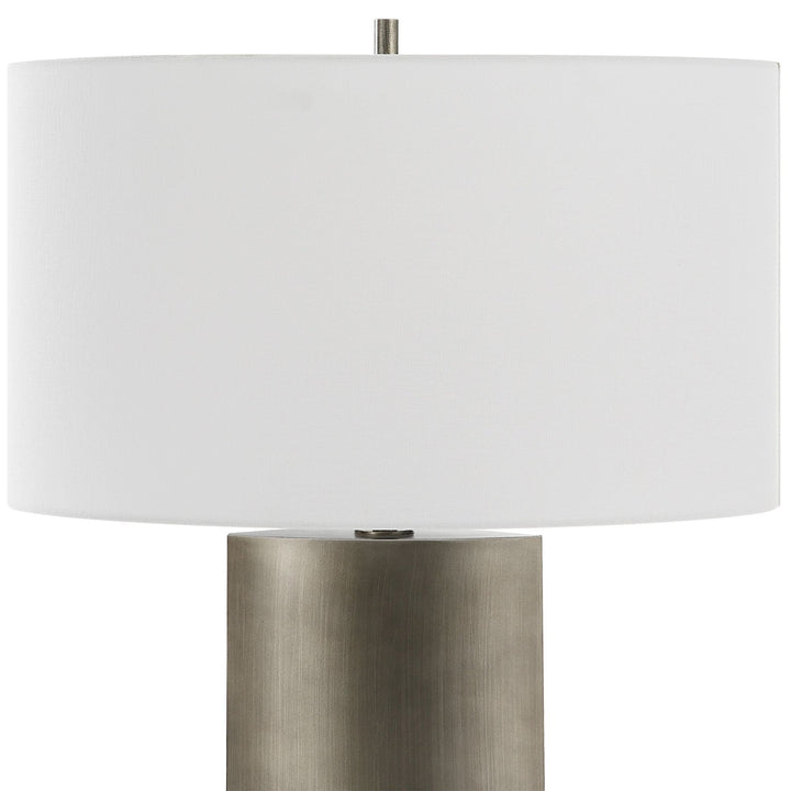 V - GROOVE OVAL TABLE LAMP