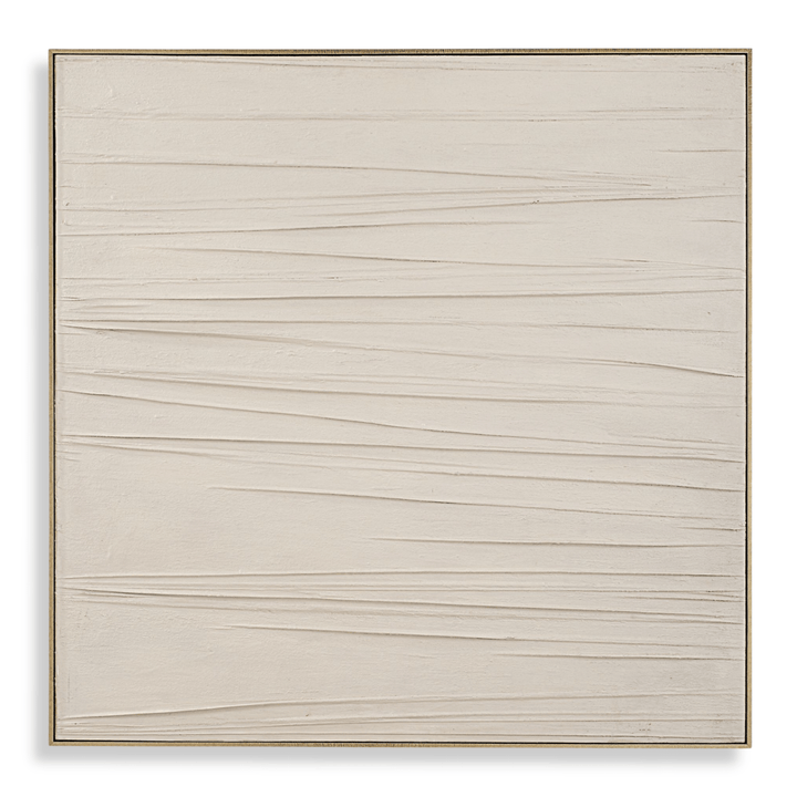 "WALKING THE LINE" TEXTURED CANVAS ART