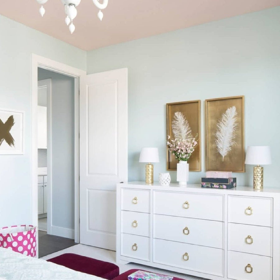 WHITE FEATHERS IN GOLD SHADOW BOXES