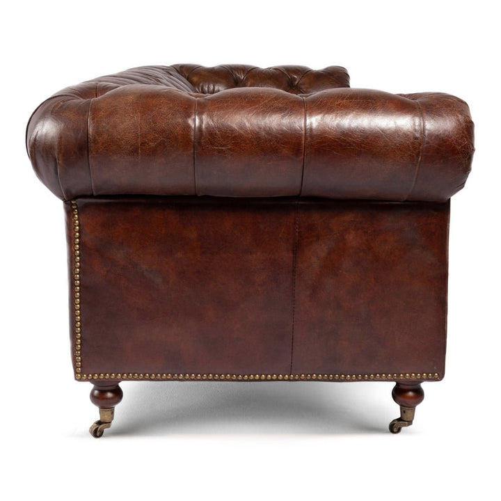 WINDSOR VINTAGE LEATHER CHESTERFIELD SOFA