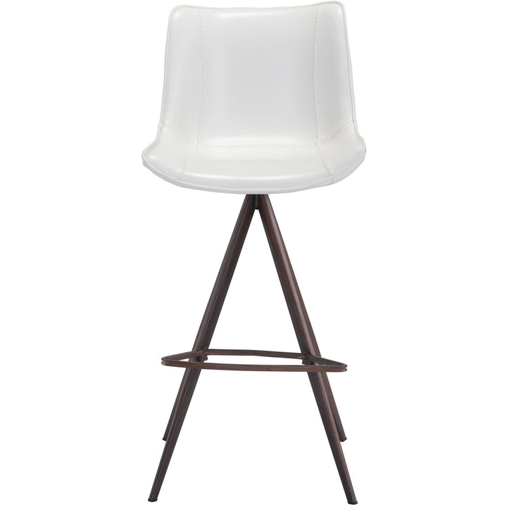 AKI LEATHERETTE BAR STOOLS | SET OF 2