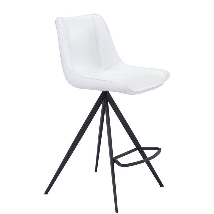 AKI LEATHERETTE COUNTER STOOLS | SET OF 2