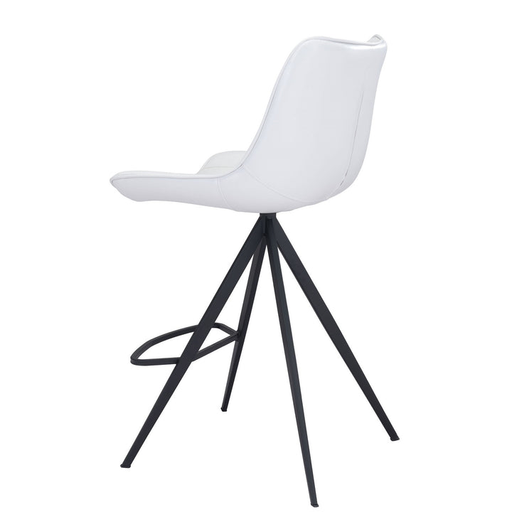 AKI LEATHERETTE COUNTER STOOLS | SET OF 2
