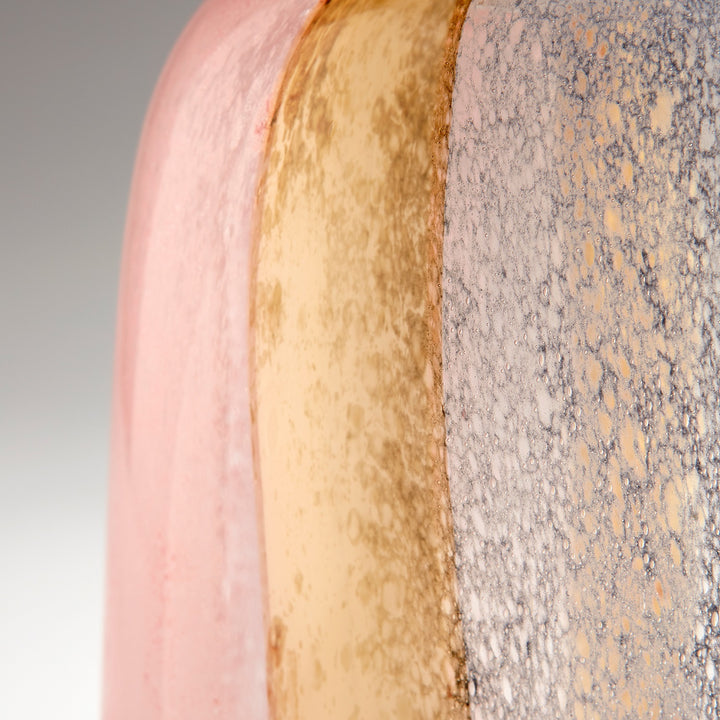ASTRA PINK + LAVENDER GLASS VASES