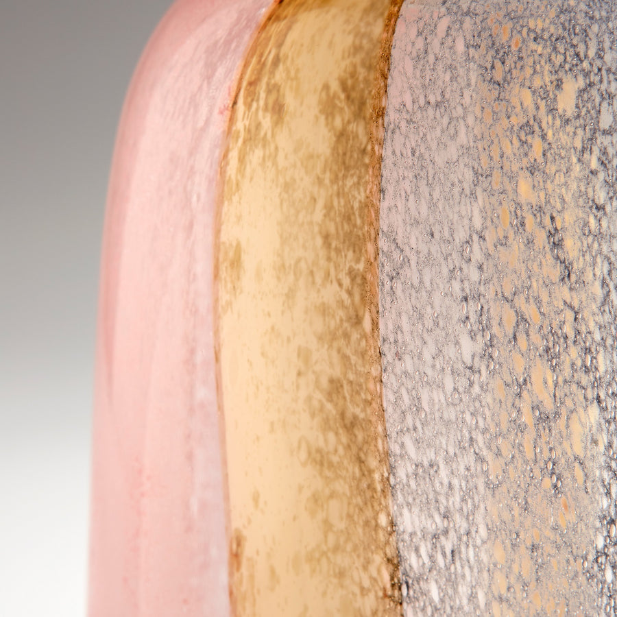 ASTRA PINK + LAVENDER GLASS VASES