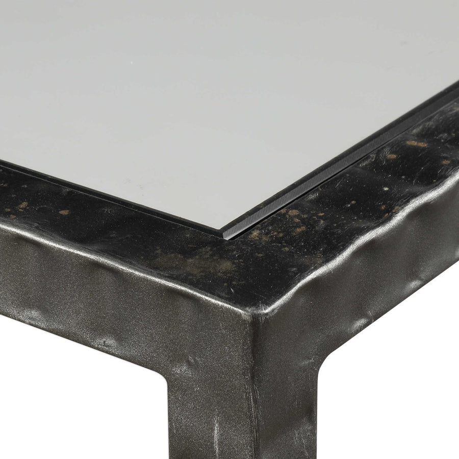 AGED GUNMETAL DISPLAY CONSOLE