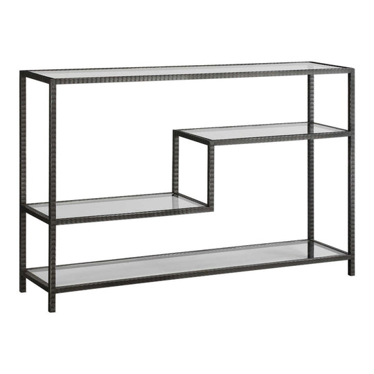 AGED GUNMETAL DISPLAY CONSOLE