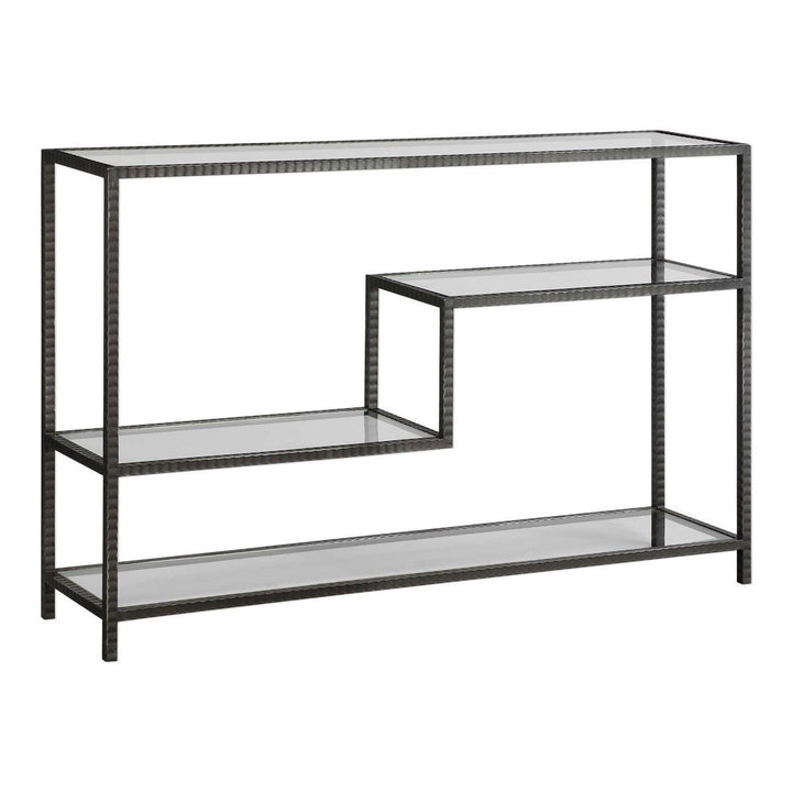 AGED GUNMETAL DISPLAY CONSOLE