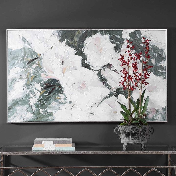 "SWEETBAY MAGNOLIAS" HAND PAINTED CANVAS ART