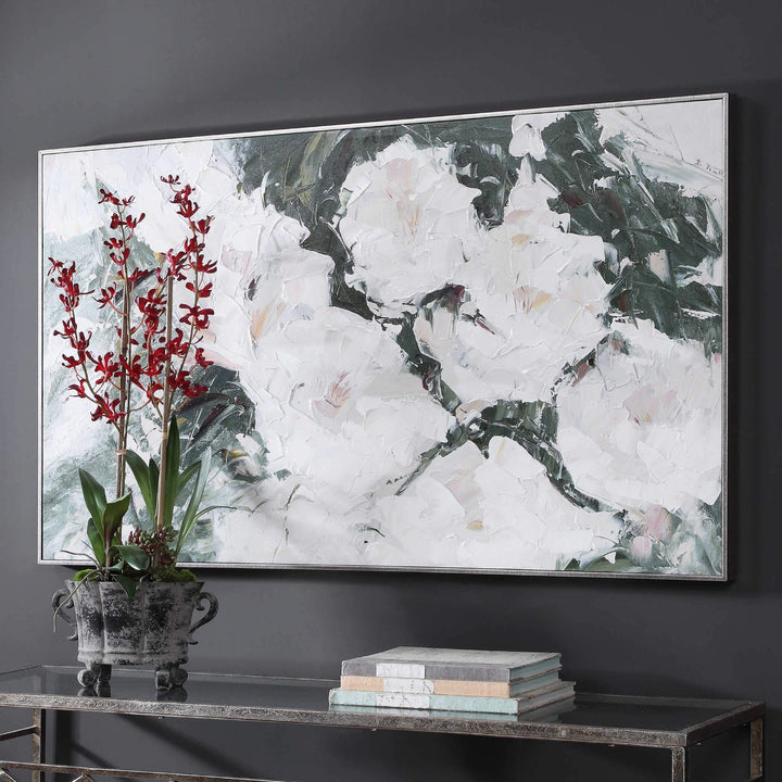 "SWEETBAY MAGNOLIAS" HAND PAINTED CANVAS ART
