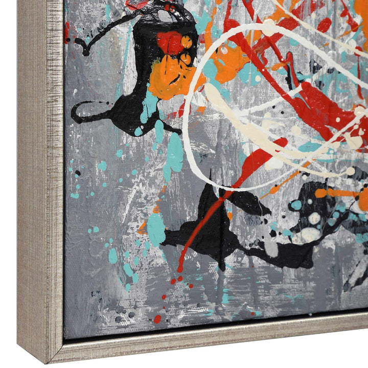 "ORGANIZED CHAOS" HAND PAINTED CANVAS ART