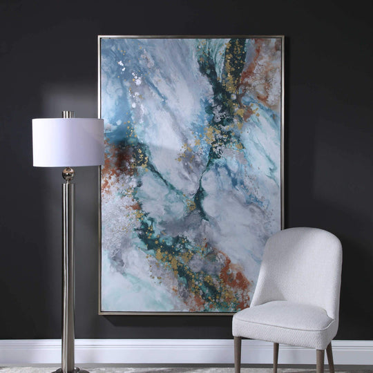 "MERCURY" HAND PAINTED CANVAS ART