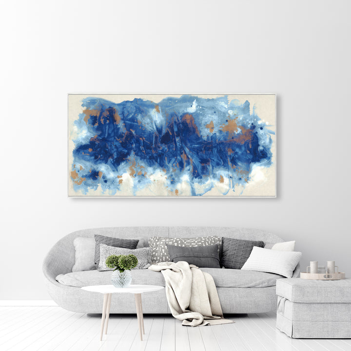 "MEETING AT THE SEA" CANVAS ART