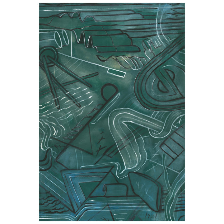 "EVERGREEN BLUES" CANVAS ART