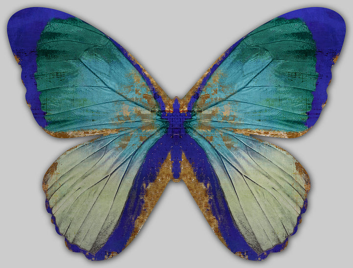"WINGS OF LOVE"  METALLIC GOLD PLEXI WALL ART SERIES