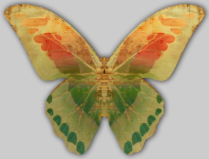 "WINGS OF LOVE"  METALLIC GOLD PLEXI WALL ART SERIES