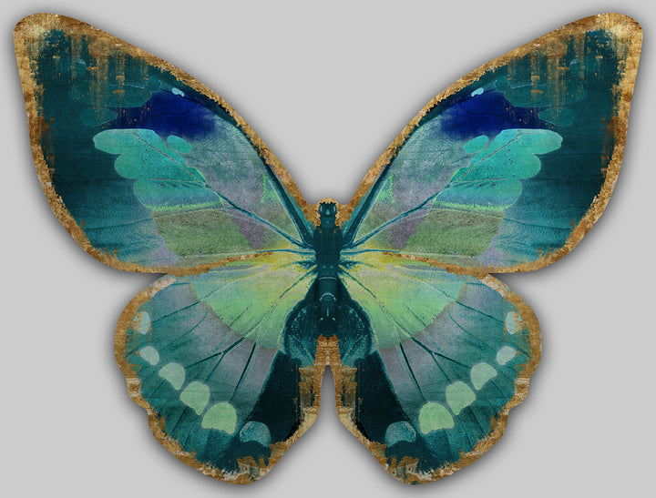 "WINGS OF LOVE"  METALLIC GOLD PLEXI WALL ART SERIES