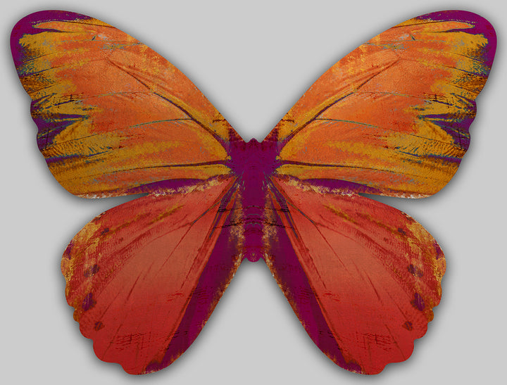 "WINGS OF LOVE"  METALLIC GOLD PLEXI WALL ART SERIES