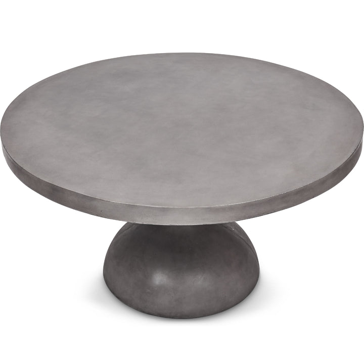 5' ROUND CONCRETE SPINDLE DINING TABLE