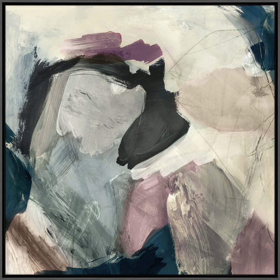 BRUNETTE SMILE I CANVAS ART