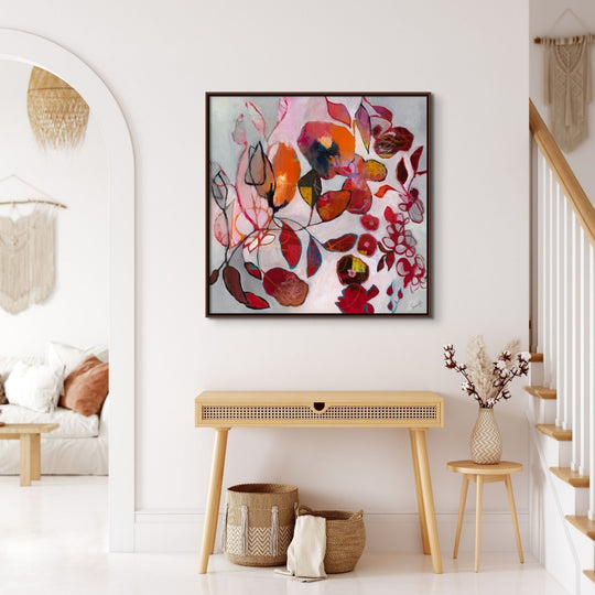 "GIVE ME A PIECE OF YOUR HEART" CANVAS ART