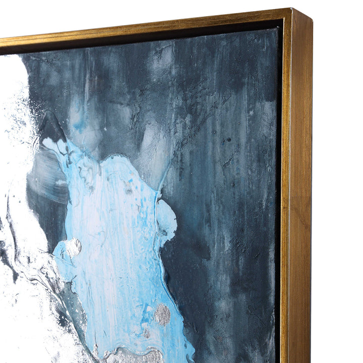 "STORMY SEAS" TEXTURED HAND PAINTING ON CANVAS