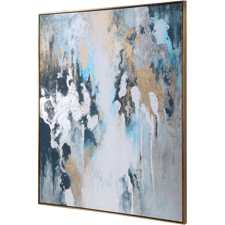 "STORMY SEAS" TEXTURED HAND PAINTING ON CANVAS