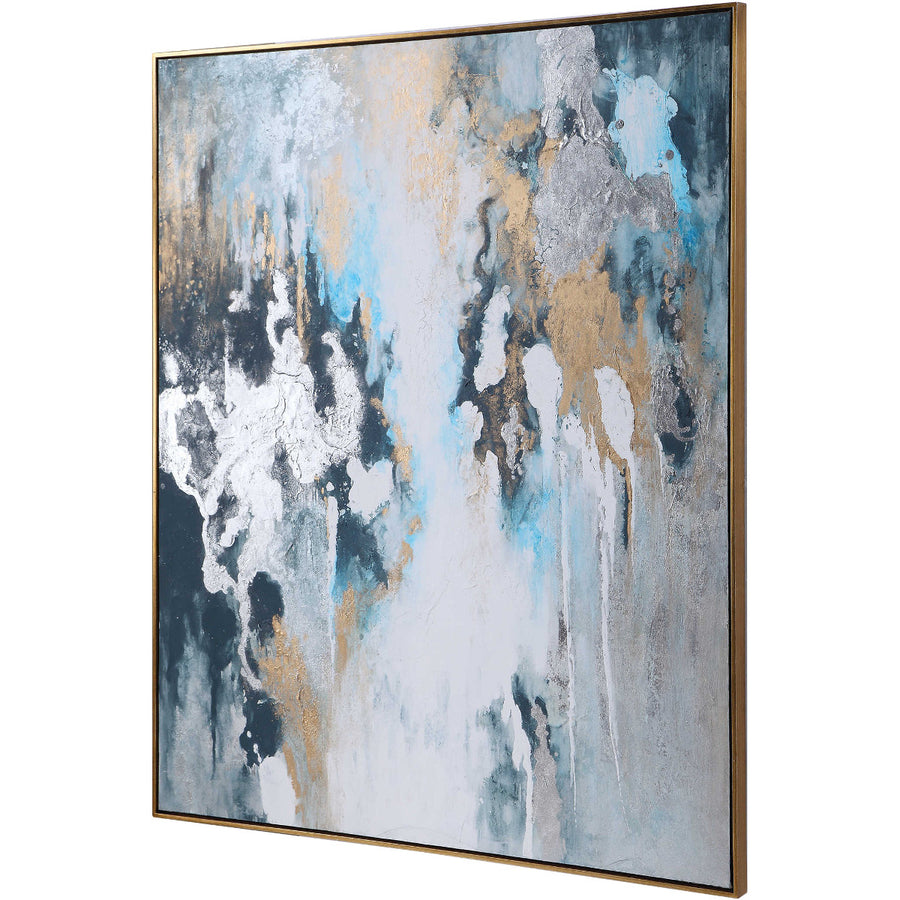 "STORMY SEAS" TEXTURED HAND PAINTING ON CANVAS