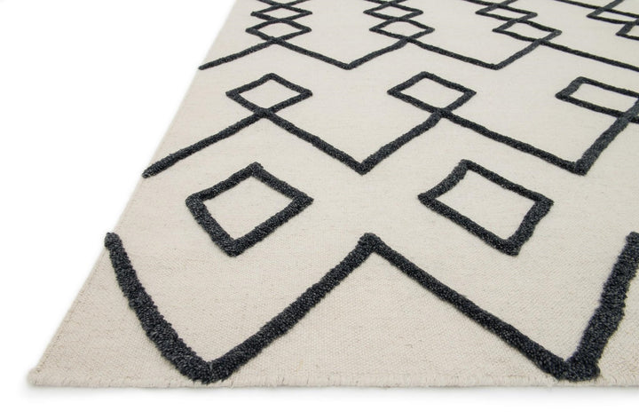 ADLER FLAT WEAVE: IVORY, BLACK