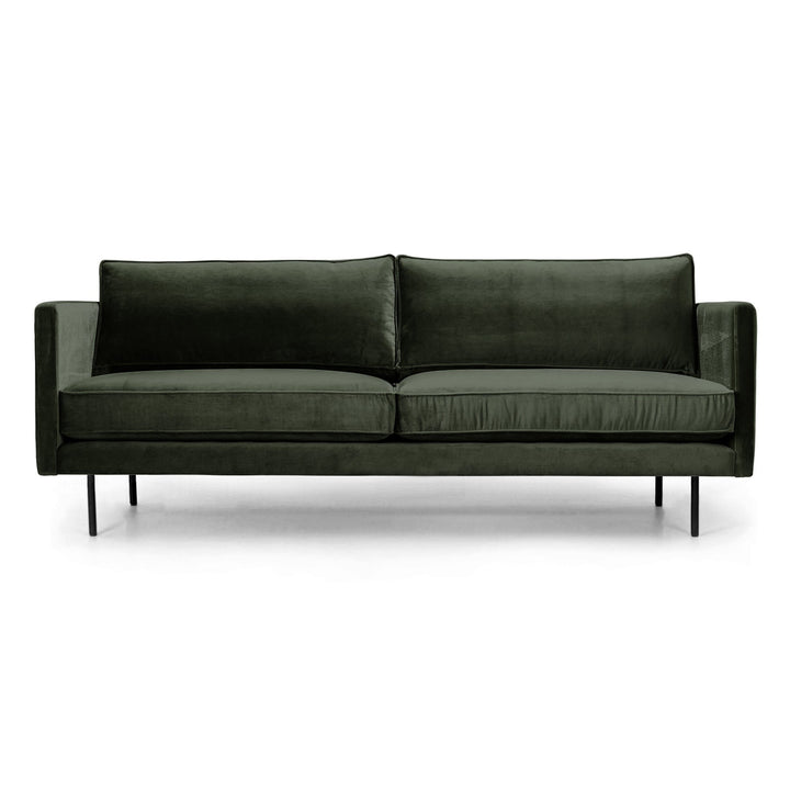 ALBIE DARK GREEN VELVET SOFA