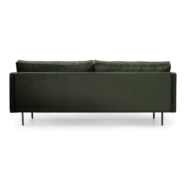 ALBIE DARK GREEN VELVET SOFA