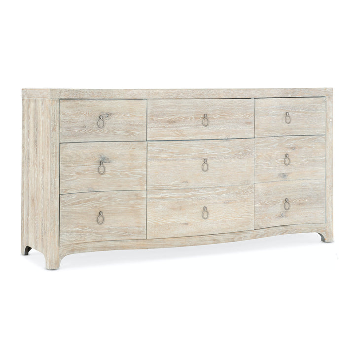 ANTIQUA WHITEWASHED OAK DRESSER