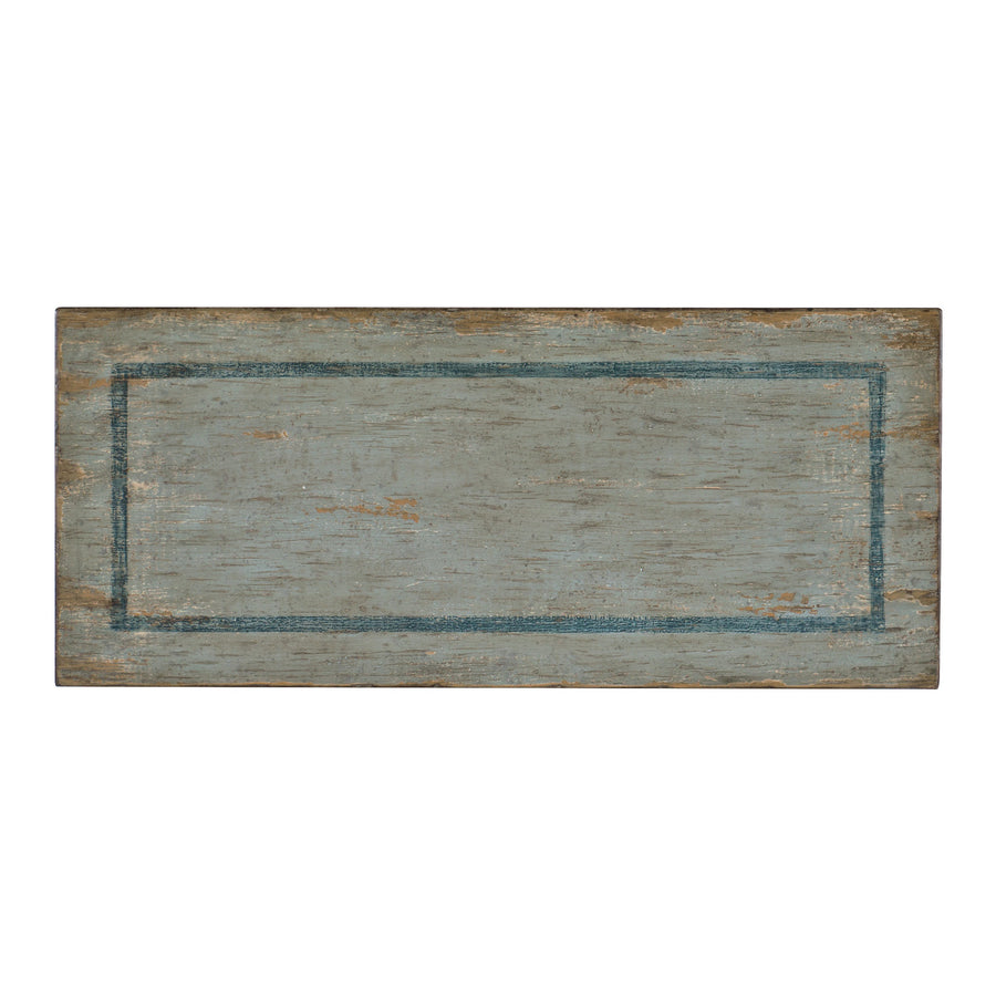 ANTIQUE BLUE COSTIERE CHEST