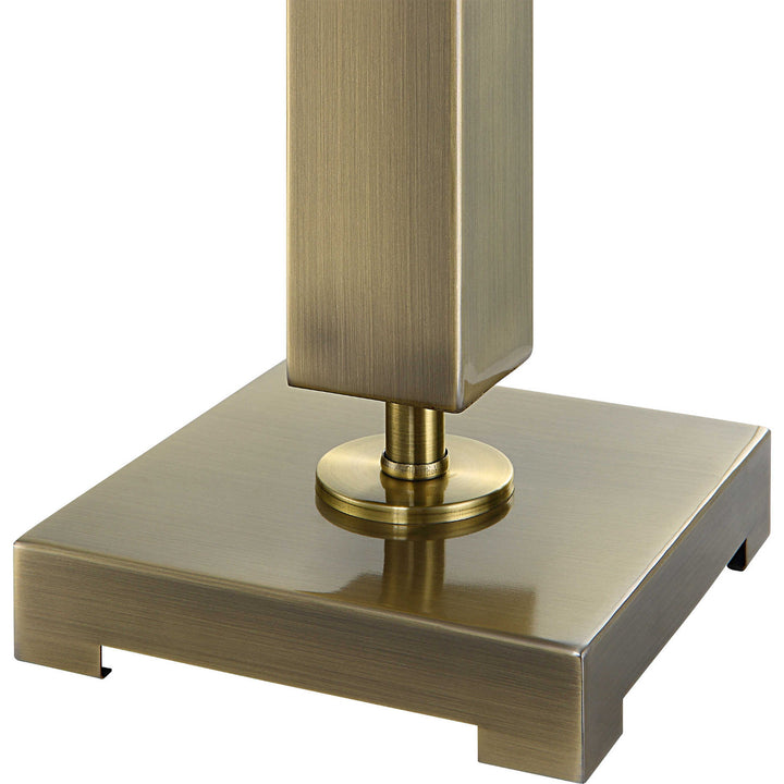 ANTIQUE BRASS COLUMN TABLE LAMPBrassBrass Table LampUT30014 - 1