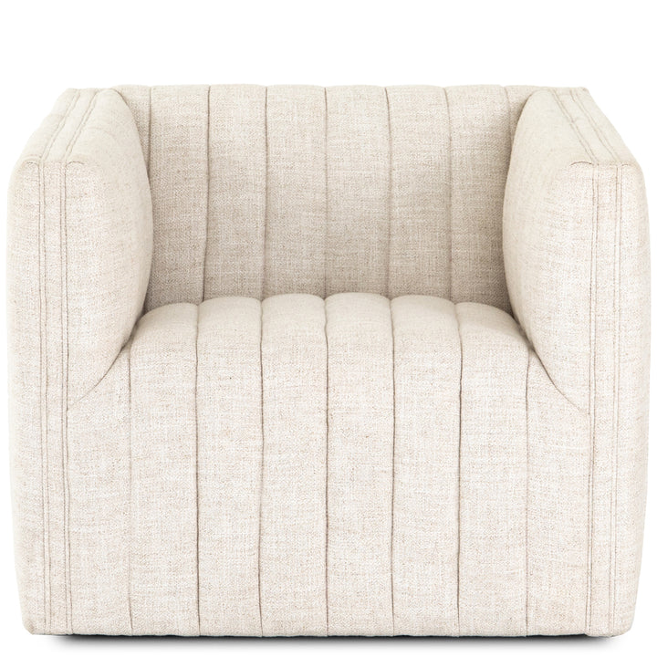 AUGUSTINE CHANNEL TUFTED SWIVEL CHAIR